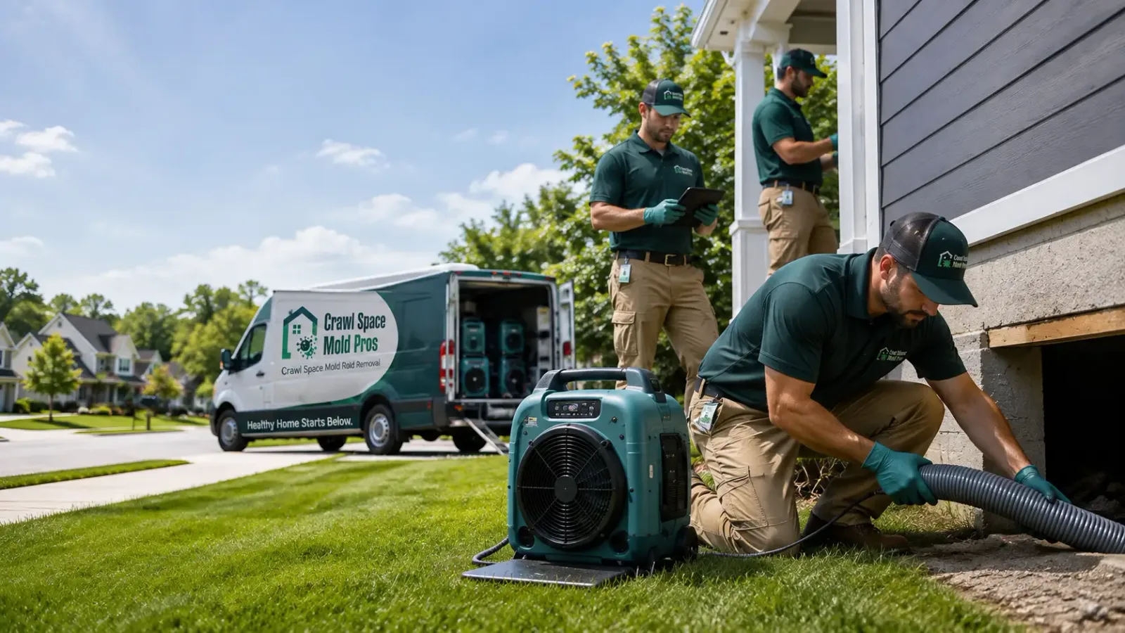 Crawl Space Mold Removal in Pleasant Lake, MI